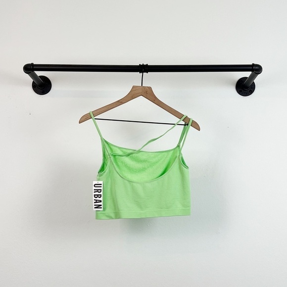 NWT Urban Outfitters Out From Under Lucky Seamless Asymmetrical Bra Top Green - Picture 4 of 7